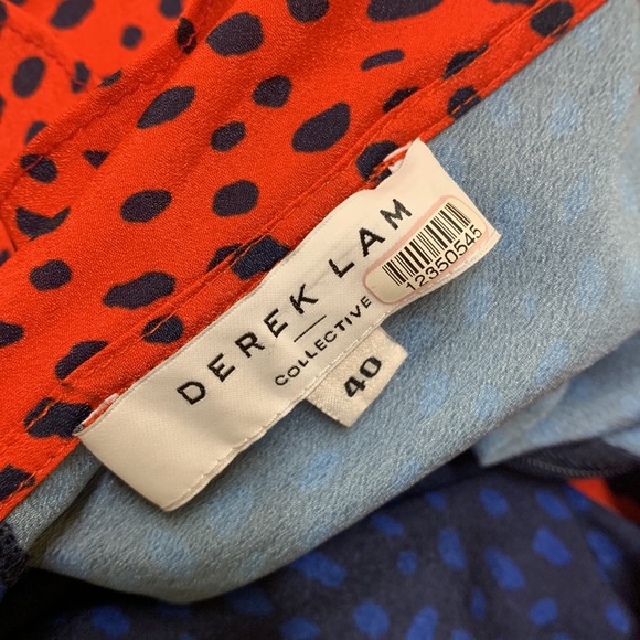 DEREK LAM COLLECTIVE size 8 two color dress in excellent condition - Picture 5 of 7